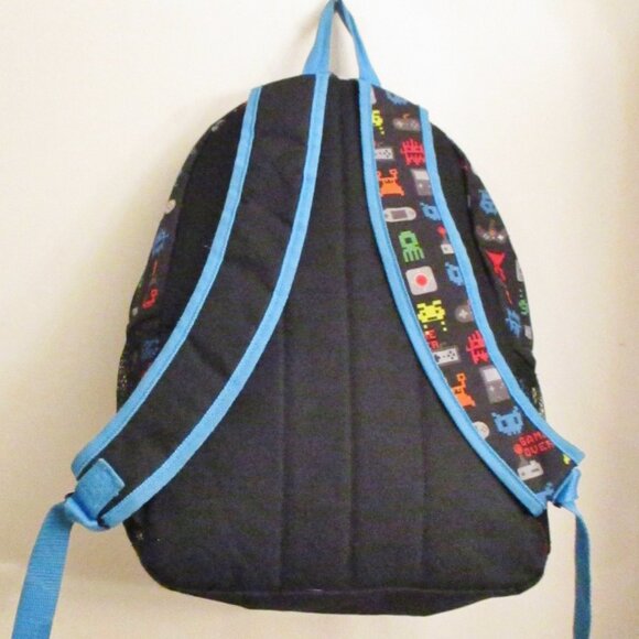 FAB Starpoint Backpack, Black with Gamer Video Game Print, School, Travel - Picture 8 of 12